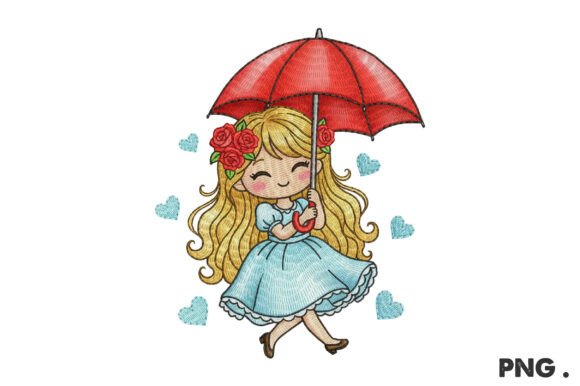 Download Flying Girl with Umbrella Png - Flying girl Collection