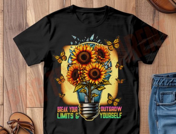 Download Sunflower Png, Butterfly Sublimation Png - Premium Resources